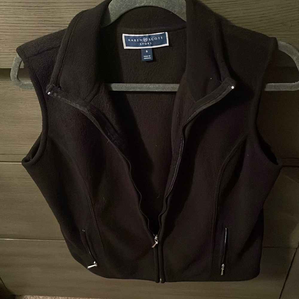 Karen Scott black vest